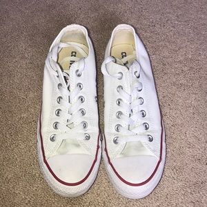 low-top white converse